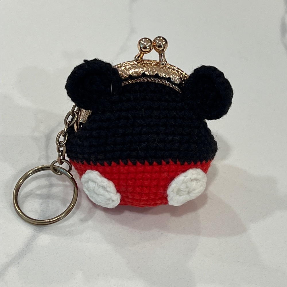 Cute. Mini Kisslock Keychain Coinpurse